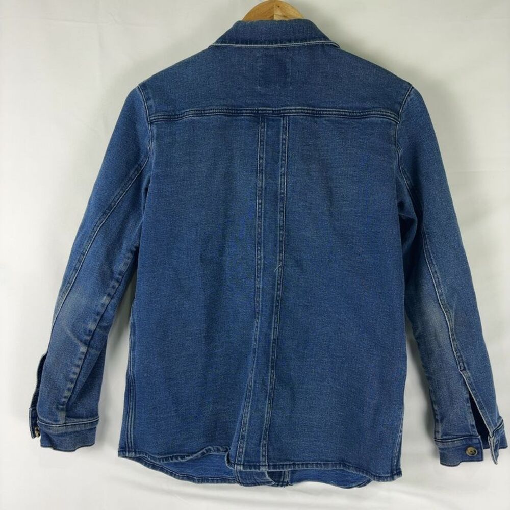 Sezane Blue Denim Jean Jacket - Picture 5 of 6